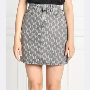 Юбка Karl Lagerfeld, серый