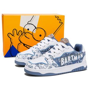 Кроссовки The Simpsons Skateboarding Shoes Unisex Low-top, серый