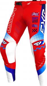 Мотоциклетные штаны FXR podium gladiator, Red/White/Blue