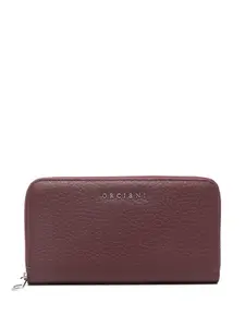 Большой кошелек на молнии Orciani, красный