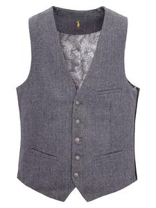 Almsach Традиционный жилет HE-WS1250 серого цвета