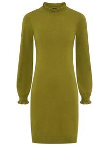 Laura Scott Вязаное платье цвета авокадо