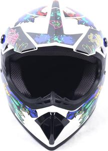 Шлем для мотокросса Style Cheuraivee, синий / белый