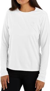Футболка Carhartt Women's 106632 Women's Force Sun Defender Relaxed, White/Gray