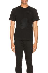 Футболка Comme des Garçons Flipped Heart Cotton, черный