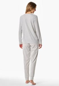 Пижамный комплект LANG CASUAL ESSENTIALS Schiesser, серый