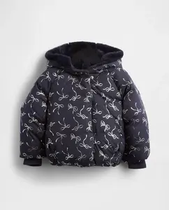 Уютная стеганая детская куртка Gap, темно-синий