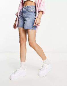 Синие шорты до середины бедра Levi's 501 original