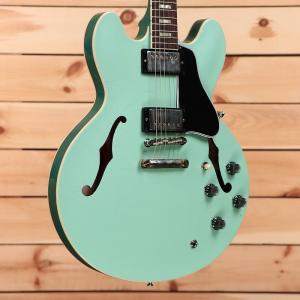 Электрогитара Gibson PSL 1964 ES-335 Ultra Light Aged - Kerry Green Two Tone - 130634 - PLEK'd