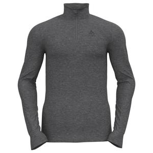 Мужская активная теплая куртка на молнии до половины с длинным рукавом Odlo, серый