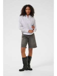 Рубашка с длинным рукавом KAosita свободного кроя в черно-белую полоску оксфорд Kaffe