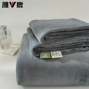 Yalu Простыня на резинке 240х250 см, флисовая утепленная, цвет Smog Gray