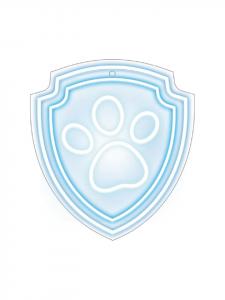 Paw Patrol Светодиодный неоновый ночник «Щенячий патруль» для детской комнаты, синий