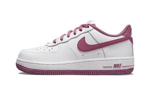 Nike Air Force 1 06 амортизирующие износостойкие дышащие низкие скейтбордские туфли white pink для детей 3-7 лет