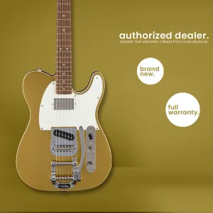Squier Classic Vibe | Кастомный Telecaster с Bigsby | Азтекское золото