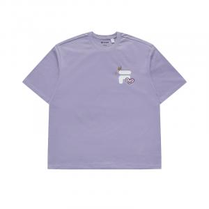 Футболка унисекс фэнтези фиолетовая FILA FUSION