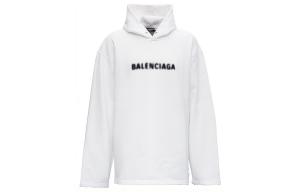 Толстовка Balenciaga с капюшоном, белый