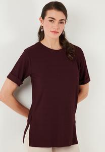 Базовая футболка LOOSE FIT LELA, бургундия