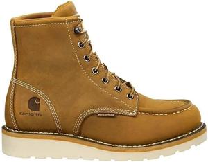 Женские ботинки Carhartt Wedge 6 с водонепроницаемым верхом и мягким носком, 10 Wide Light Brown