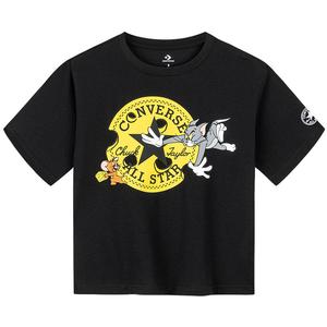 TOM AND JERRY Chuck Taylor All Star футболка SS25 для детей 3-7 лет Converse, черный