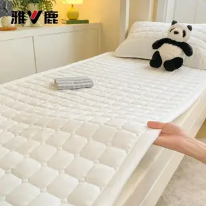 Yalu Наматрасник из промытого хлопка 60х200 см, антибактериальный, антиклещевой, дышащий