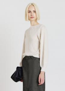 Джемпер Calliope TRAFORATA EFFETTO LUMINESCENTE, Bianco Lana/White Denim