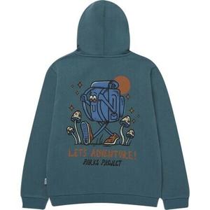 Толстовка с молнией во всю длину Let's Adventure — детская Parks Project, цвет Dusty Teal