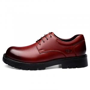 PEHL Мужские повседневные туфли Low top Black/Red Brown - Red Brown с увеличенной высотой, цвет Red Brown Height Increasing