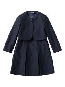 Шерстяное платье со складками Familiar, синий