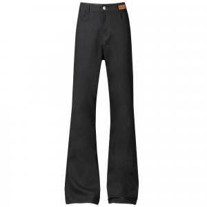 Джинсы Unisex Thickened Straight Fit Mackyo, черный fleece-lined