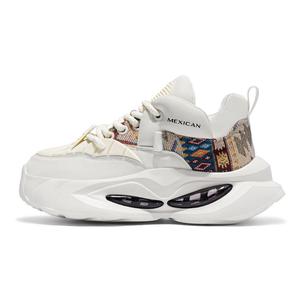 Низкие массивные кроссовки мужские MEXICAN, White