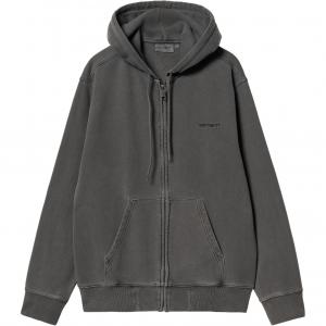Carhartt WIP Дастер Свитшот с молнией, Black