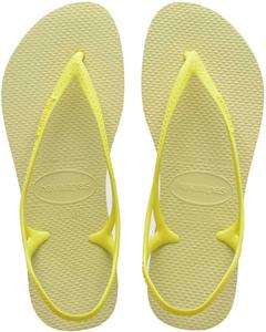 Женские шлепанцы Havaianas с ремешком на пятке, салатовый
