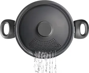 Кастрюля для макарон Ibili-Inducta, алюминий, 22x15 см, черный IBILI MENAJE, S.A.