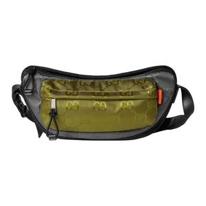 GUCCI Нейлоновая сумка-кроссбоди Medium мужская Black & Gray & Green