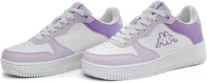 Кроссовки Kappa унисекс для взрослых, белый/фиолетовый