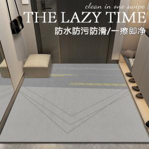 Budis Ковер 140х160 см из ПВХ для прихожей, водонепроницаемый, моющийся, нескользящий