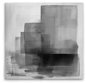 Картина на холсте A.S. Création Block Print 1 цвет weissgrau