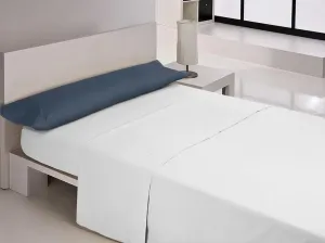 Наволочка MIX COLORS темно-синяя односпальная матрасная 144 нити 90 см Happy Home