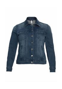 Джинсовая куртка модного короткого фасона sheego, цвет Blue Denim