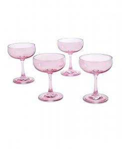 Набор из 4 бокалов для шампанского Veneto Ballet Godinger, розовый