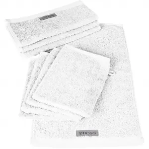 Набор полотенец Симфония включает в себя гостевые полотенца и мочалки Ross, белый