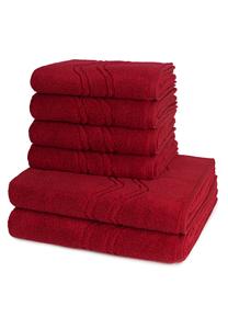 Полотенце для ванной Ross 4 X 2 X Duschtuch im Set Cashmere feeling, цвет Vino