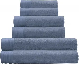 Полотенце для душа Little Cloud "Bao", (1 шт.), горизонтальные полосы сверху Kleine Wolke 70х140 см (1 шт.), цвет Mare