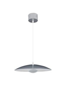 Näve Светодиодный подвесной светильник "OSLO" серебристого цвета - (Д)34 см x (Ш)34 см x (В)125 см - Класс энергоэффективности E