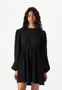 Повседневное платье OPEN BACK Gina Tricot, черный