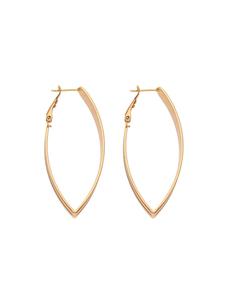 Faina Женские серьги-кольца из розового золота