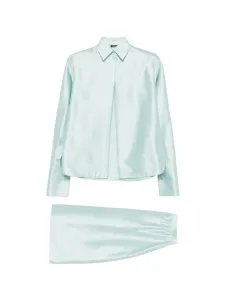 Комплект из рубашки и юбки (набор из двух предметов) Kiton, синий