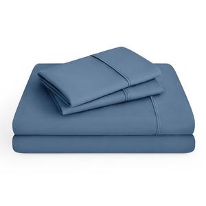 Комплект ультрамягких простыней с двойной щеткой Bare Home, цвет Coronet Blue