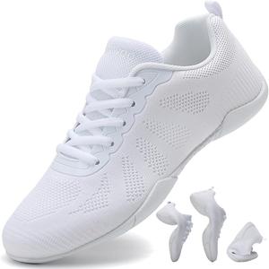 Кроссовки для черлидинга для девочек, черлидинг, танцы, гибкая гимнастика, спортивная подготовка, теннис, женские, взрослые, молодежные, детские Kvwqoty, белый